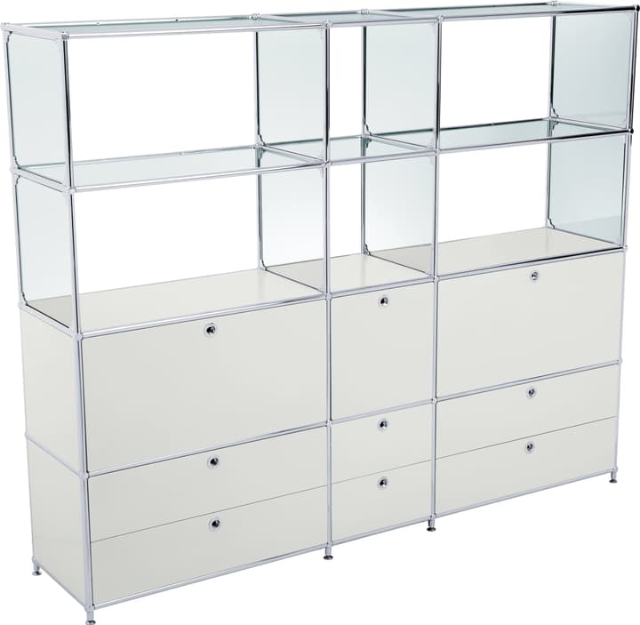 FLEXCUBE Etagère FLEXCUBE Etagère 401815320481 Dimensions L: 189.0 cm x P: 40.0 cm x H: 155.5 cm Couleur Gris clair Photo no. 1