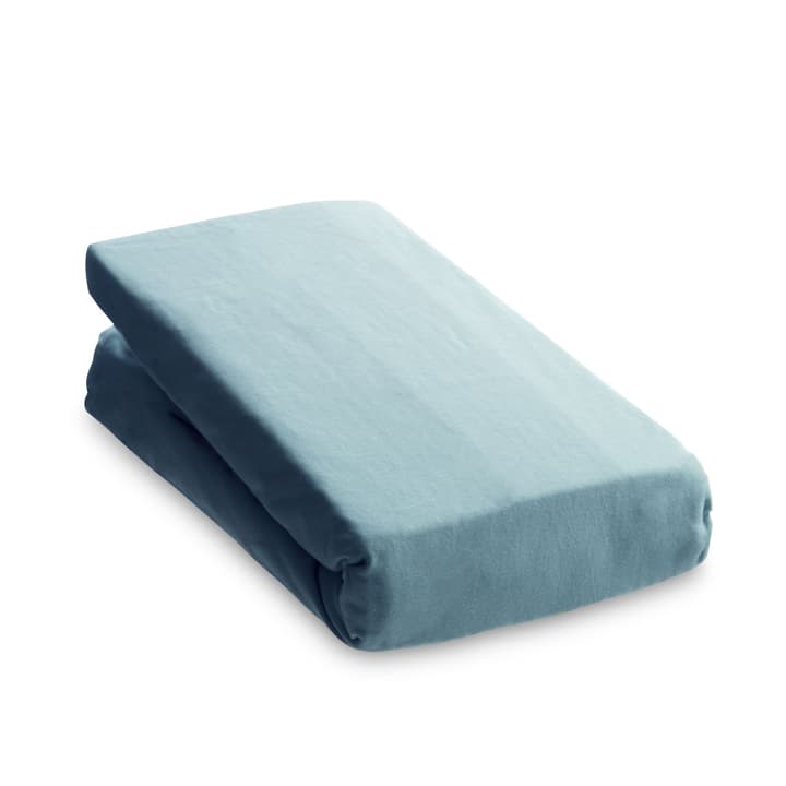 JERSEY Fixleintuch JERSEY Fixleintuch 376010923502 Grösse L: 200.0 cm x B: 160.0 cm Farbe Hellblau Bild Nr. 1