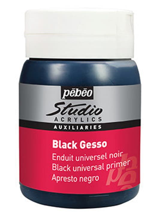 Pebeo Acrylic Gesso schwarz Acrylfarbe