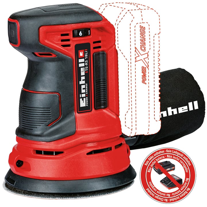 Einhell meuleuse excentrique TE-RS 18 Li-Solo meuleuse excentrique TE-RS 18 Li-Solo Einhell 616711300000 Photo no. 1