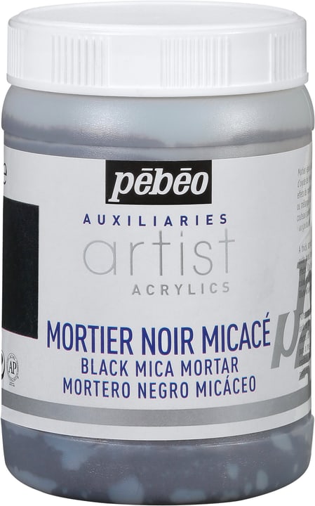 Pebeo Pébéo Acrylic Mortier noir micacé Pébéo Acrylic Mortier noir micacé Pebeo 663509220000 Photo no. 1