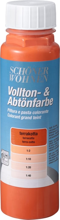 Image of Schöner Wohnen Vollton- und Abtönfarbe Terrakotta 250 ml