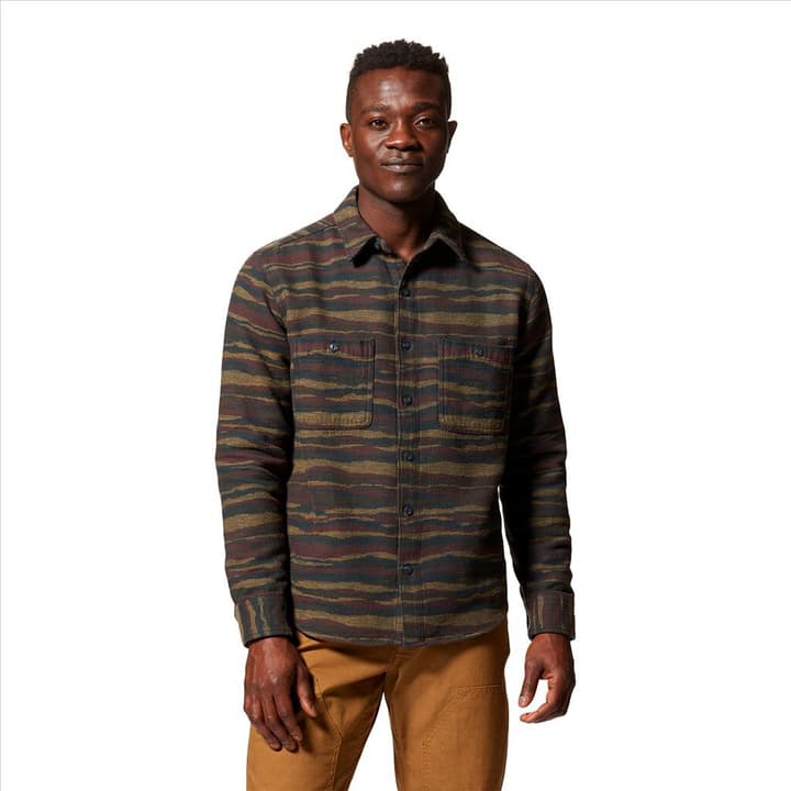 Image of Mountain Hardwear M Granite Peak Long Sleeve Flannel Shirt Hemd schoko