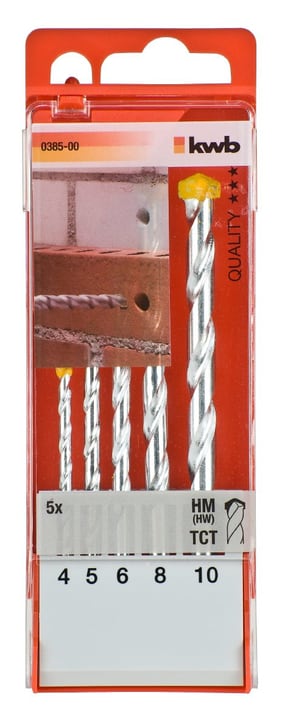Image of kwb Set, 4-10 mm, 5-tlg. Steinbohrer