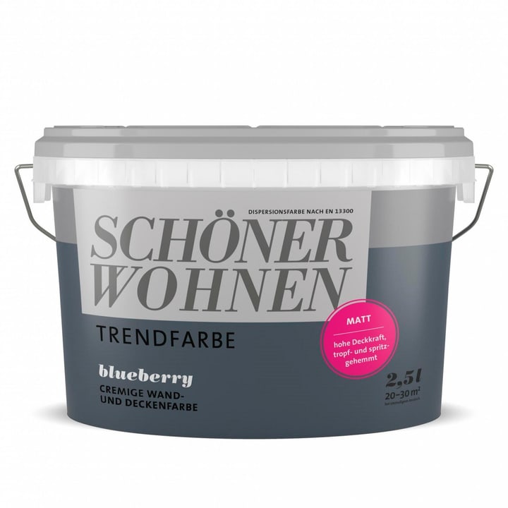Image of Schöner Wohnen Trendfarbe Matt Blueberry 2.5 l Wandfarbe bei Do it + Garden von Migros