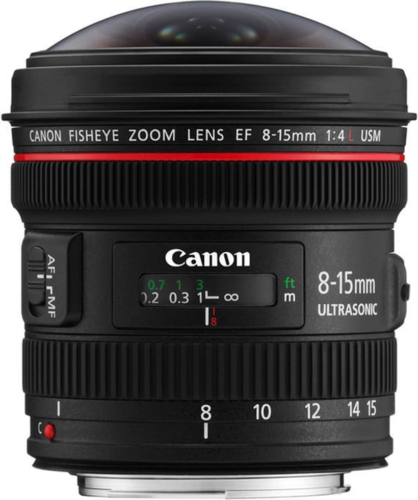 Canon Fisheye EF 8-15mm f / 4.0L USM Obiettivo Fisheye EF 8-15mm f / 4.0L USM Obiettivo Canon 785300129150 N. figura 1
