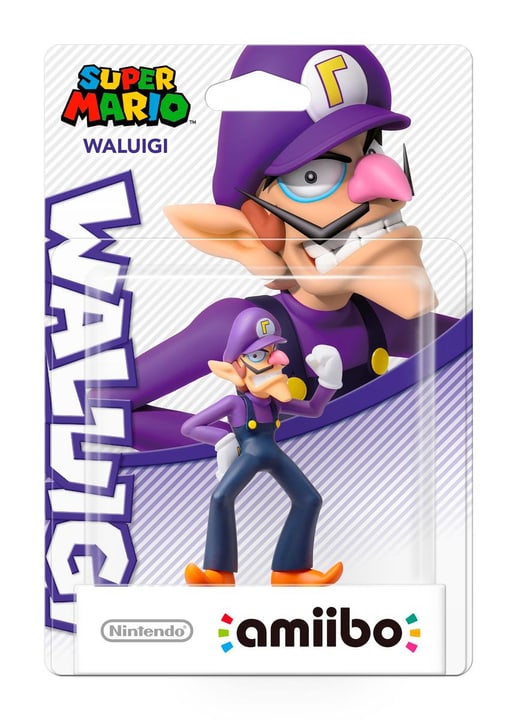 Amiibo SuperMario Waluigi Fisico (Box) Amiibo SuperMario Waluigi Fisico (Box) 785300121228 N. figura 1