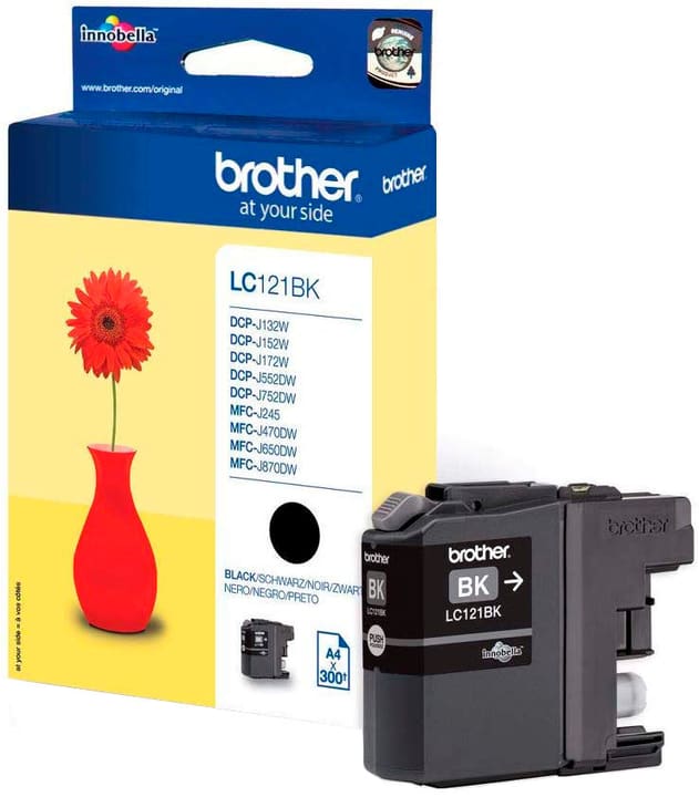 Brother cartouche d'encre LC-121BK noir Cartouche d'encre cartouche d'encre LC-121BK noir Cartouche d'encre Brother 795822200000 Photo no. 1