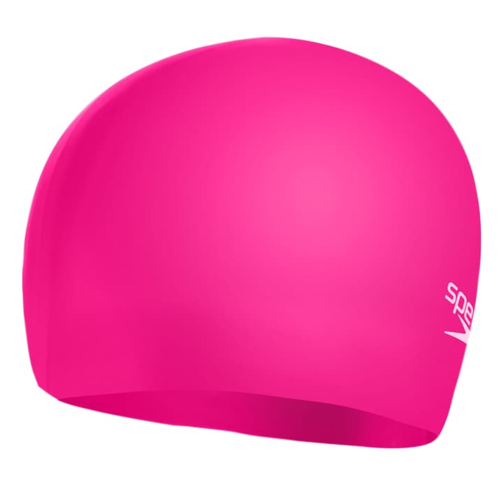 Image of Speedo Plain Moulded Silicone Junior Badekappe pink bei Migros SportXX