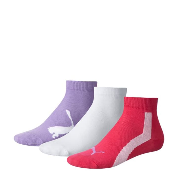 Puma 3er Pack Lifestyle Quarter Chaussettes de sport pour enfant 3er Pack Lifestyle Quarter Chaussettes de sport pour enfant Puma 497137600129 Taille / Couleur 27-30 pink ass. Photo no. 1