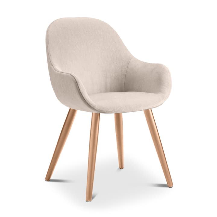 LAYLA Chaise Evita LAYLA Chaise Evita 366027708002 Dimensions L: 56.0 cm x P: 60.0 cm x H: 84.0 cm Couleur Ivoire Photo no. 1