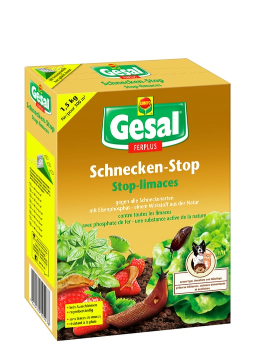 Image of Compo Gesal Schnecken-Stop FERPLUS, 1.5 kg Schneckenbekämpfung