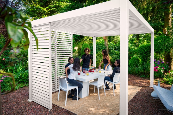 Image of Seitenwandelement weiss, für 3m Seitenlänge Zubehör Pergola bei Do it + Garden von Migros