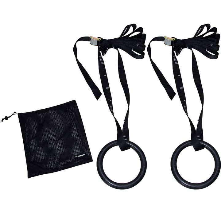 Tunturi Turnringe aus ABS, schwarz Turnringe aus ABS, schwarz Tunturi 463061799920 Farbe schwarz Grösse One Size Bild-Nr. 1