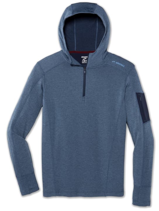 Brooks NOTCH THERMAL HOODIE Sweat-shirt à capuche pour homme NOTCH THERMAL HOODIE Sweat-shirt à capuche pour homme Brooks 470161900647 Couleur denim Taille XL Photo no. 1