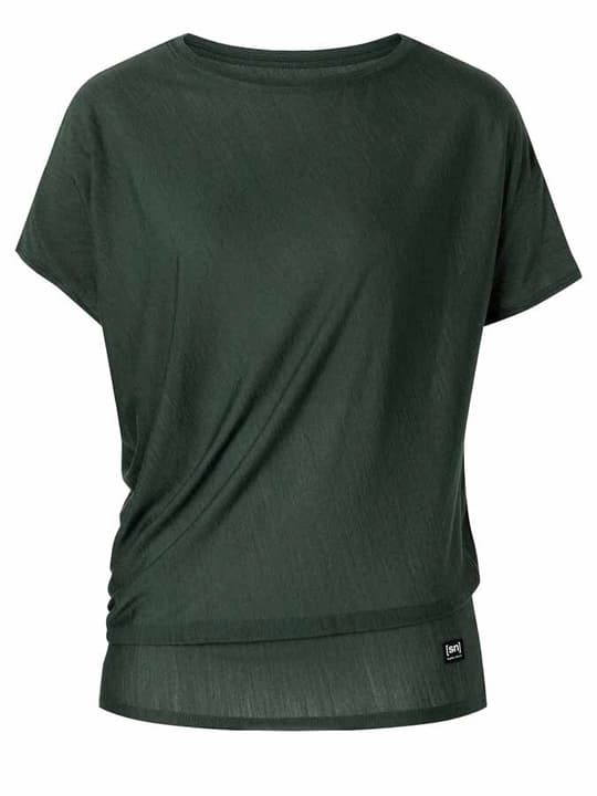 Image of super.natural W Yoga Loose Tee Yogashirt dunkelgrün bei Migros SportXX