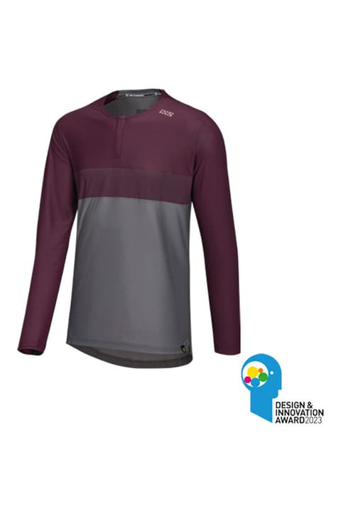 Image of iXS Flow XTG Langarmshirt bordeaux