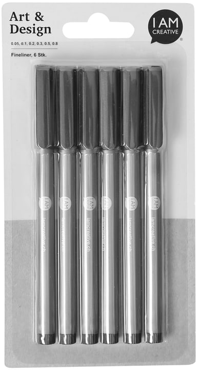 Image of I AM CREATIVE Fineliner Set, 6 Stk. bei Do it + Garden von Migros