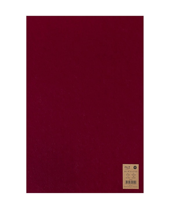 Image of Textilfilz, bordeaux, 30x45cmx3mm bei Do it + Garden von Migros