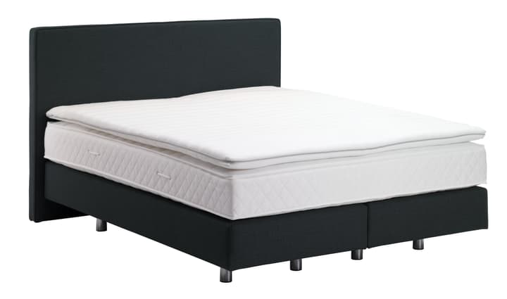 NAVIER Lit Boxspring NAVIER Lit Boxspring 403460000000 Couleur Noir Dimensions L: 160.0 cm x P: 200.0 cm Photo no. 1