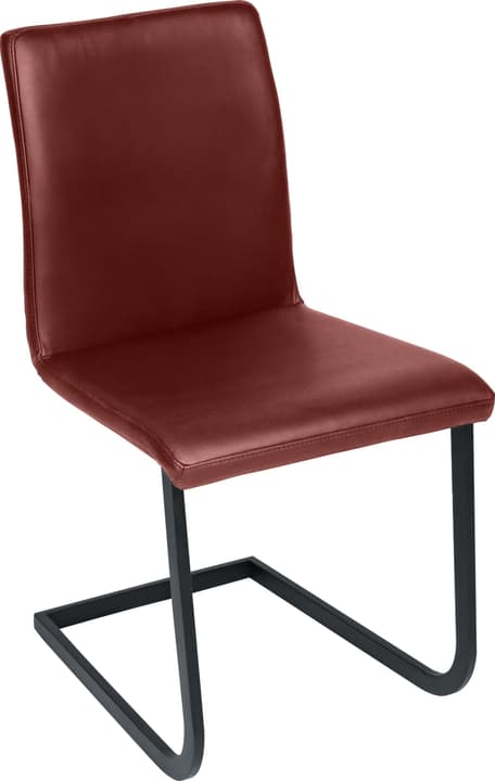 SANTORO Chaise en porte-à-faux SANTORO Chaise en porte-à-faux 402355700033 Dimensions L: 43.0 cm x P: 55.0 cm x H: 86.0 cm Couleur Rouge foncé Photo no. 1