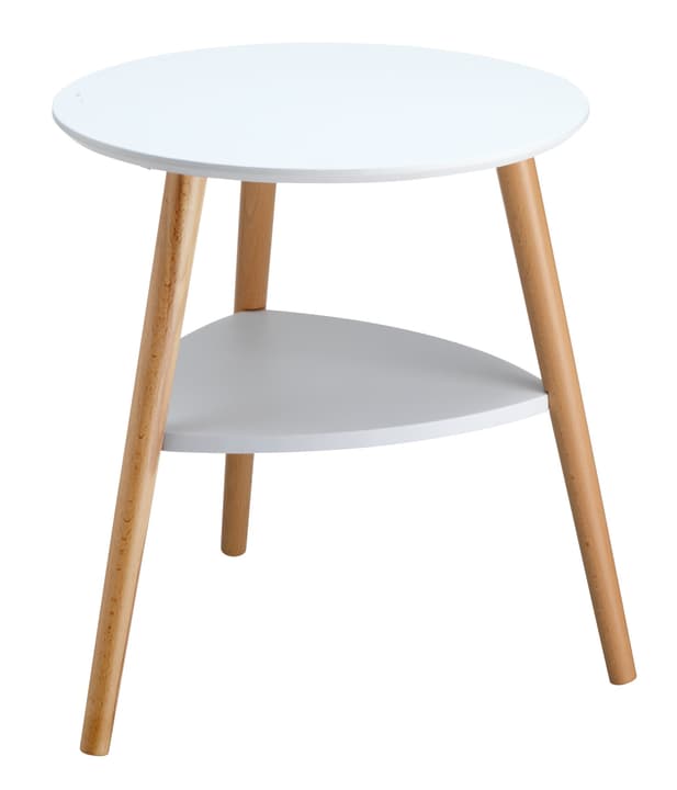 QUINCY Tavolino accbile QUINCY Tavolino accbile 407414500000 Colore Bianco Dimensioni L: 48.0 cm x P: 48.0 cm x A: 50.0 cm N. figura 1