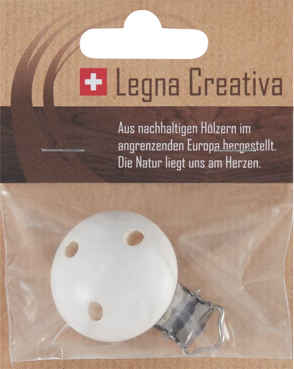 Image of Legna Creativa Schnuller Klipp weiss bei Do it + Garden von Migros