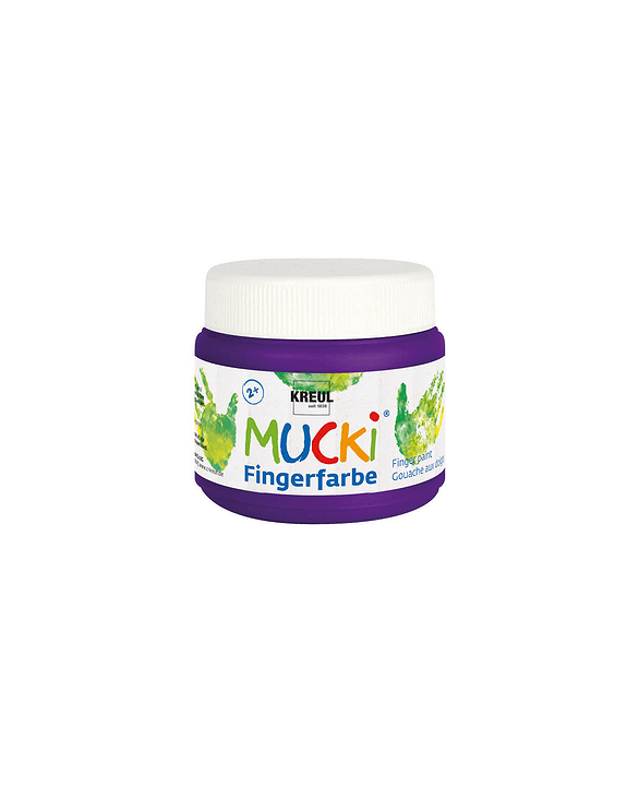 MUCKI Fingerfarbe, violett, 150 ml Fingerfarbe