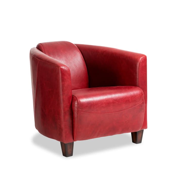 COOPER Ledersessel COOPER Ledersessel 360168300000 Grösse B: 72.0 cm x T: 83.0 cm x H: 70.0 cm Farbe Rot Bild Nr. 1