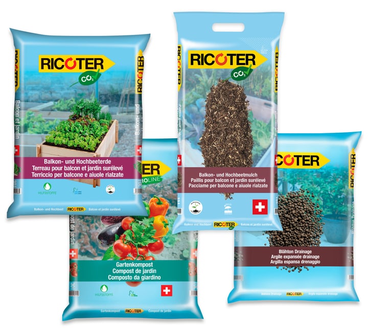 Image of Ricoter Hochbeet-Set Erde, 17-teilig Spezialerde