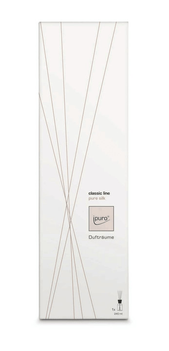 Ipuro Classic Line pure silk, 240ml Classic Line pure silk, 240ml Ipuro 656138300014 Taille ø: 11.0 cm x L: 7.9 cm x L: 36.3 cm x P: x H: Photo no. 1