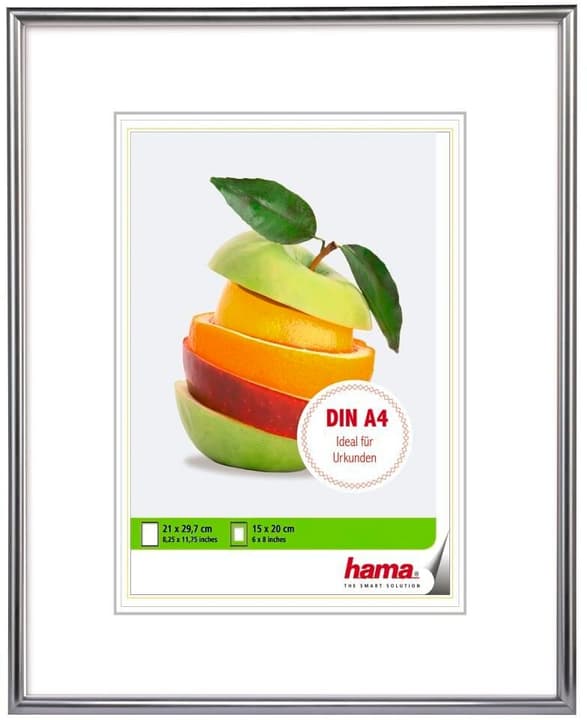 Image of Hama Bilderrahmen Sevilla 21 x 29.7 cm, Silber matt