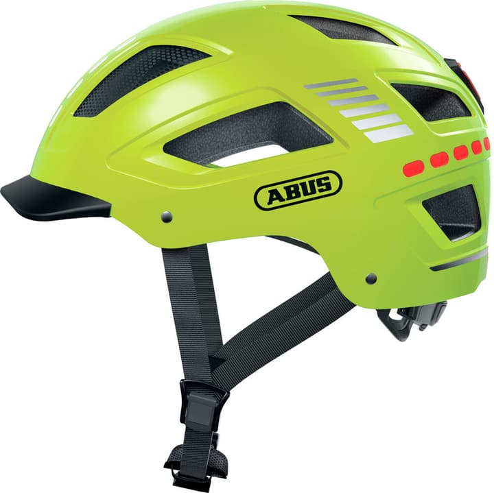 Image of Abus Hyban 2.0 LED Velohelm neongelb