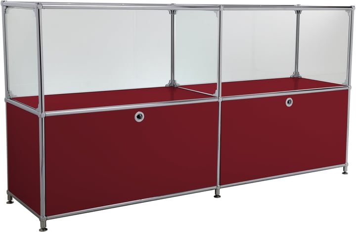 FLEXCUBE Sideboard FLEXCUBE Sideboard 401814120230 Grösse B: 152.0 cm x T: 40.0 cm x H: 80.5 cm Farbe Rot Bild Nr. 1