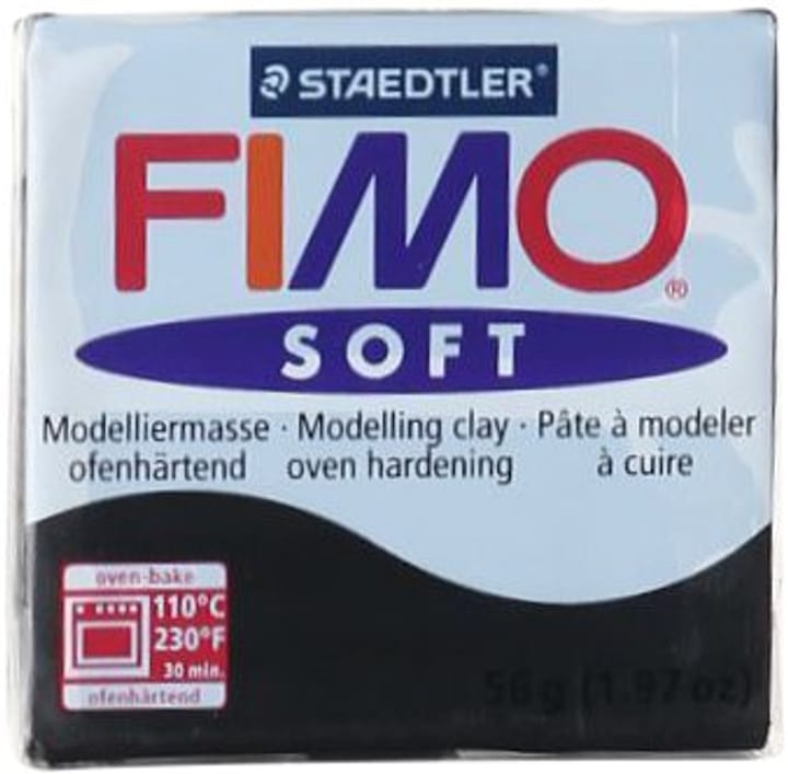 Fimo Soft nero Soft nero Fimo 664503700000 N. figura 1
