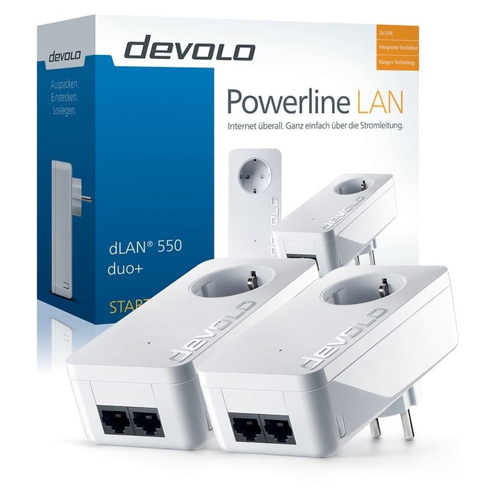devolo Dlan 550 duo+ Starter Kit Starter Kit Dlan 550 duo+ Starter Kit Starter Kit devolo 79792960000014 Bild Nr. 1