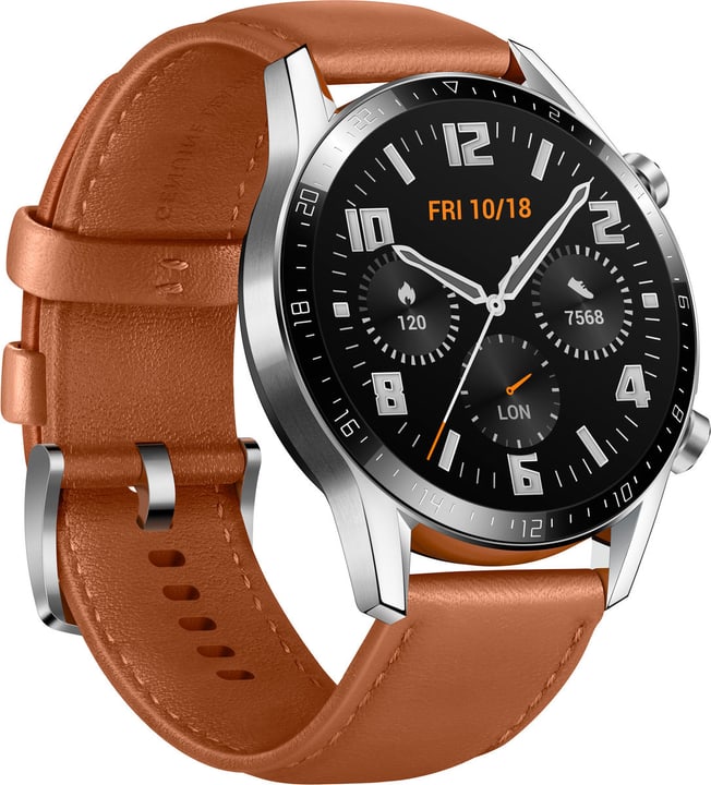 Huawei Watch GT 2 Classic Pebble Brown Smartwatch Watch GT 2 Classic Pebble Brown Smartwatch Huawei 785300147856 Bild Nr. 1