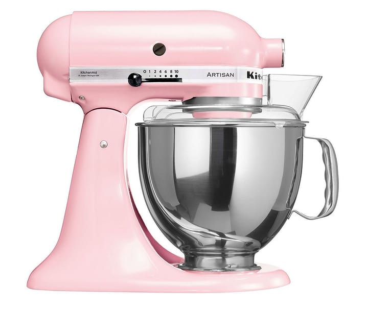 Kitchen Aid Artisan KSM 150 Küchenmaschine Jubiläums Set rosa Artisan KSM 150 Küchenmaschine Jubiläums Set rosa Kitchen Aid 71744240000015 Bild Nr. 1