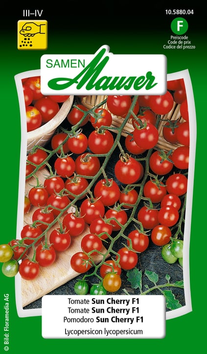 Image of Samen Mauser Tomate Sun Cherry F1 Gemüsesamen bei Do it + Garden von Migros
