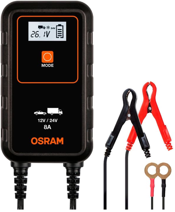 Image of Osram Batterieladegerät 8A/12-24V Starterbatterie