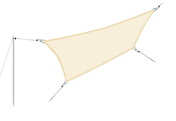 Image of Viereckig 300 x 400 cm Sonnensegel bei Do it + Garden von Migros