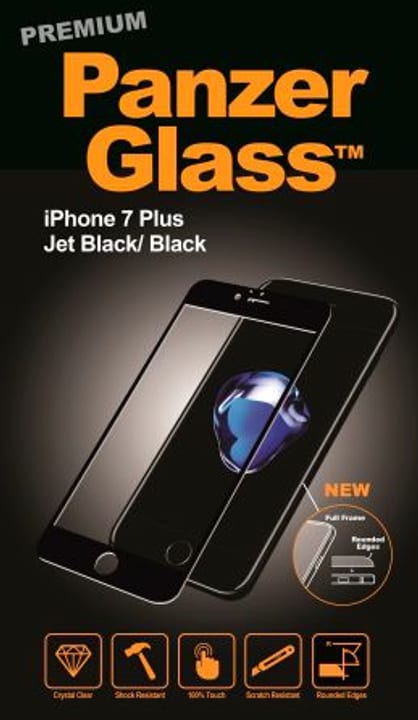 Panzerglass Premium iPhone 7 /8 Plus schwarz Schutzfolie Premium iPhone 7 /8 Plus schwarz Schutzfolie Panzerglass 798065700000 Bild Nr. 1