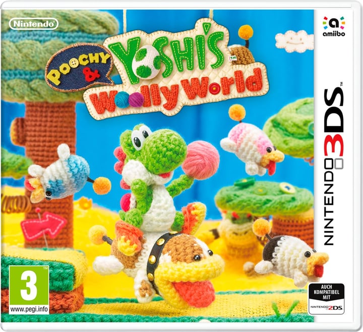 3DS - Poochy & Yoshis Woolly World Box 3DS - Poochy & Yoshis Woolly World Box 785300121518 N. figura 1