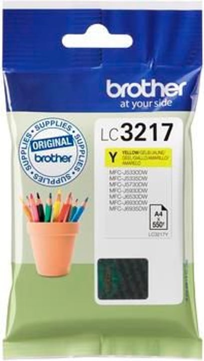 Brother LC-3217Y jaune Cartouche d'encre LC-3217Y jaune Cartouche d'encre Brother 798538500000 Photo no. 1
