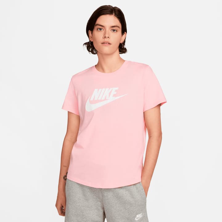 Image of Nike W NSW Tee Essential Icon Ftra Shirt rosa