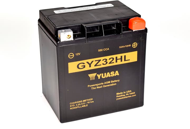 YUASA Batterie AGM 12V/33.7Ah/500A Batterie moto