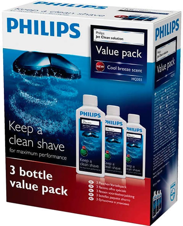 Philips Liquide de nettoyage Jet Clean dans le pack avantage HQ203 / 50 Liquide de nettoyage Liquide de nettoyage Jet Clean dans le pack avantage HQ203 / 50 Liquide de nettoyage Philips 785300129199 N. figura 1