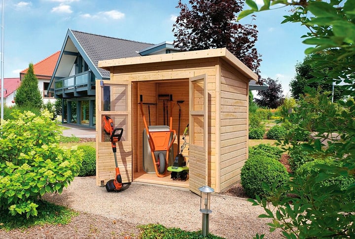 Karibu Maison de jardin Merseburg 3, 14 mm Cabane de jardin