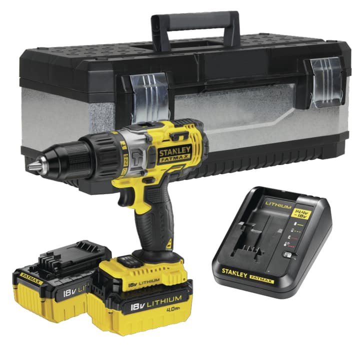 Stanley Fatmax Akku-Schlagbohrschrauber 18V Li-2 Kit Akku-Schlagbohrschrauber 18V Li-2 Kit Stanley Fatmax 61611550000019 Bild Nr. 1