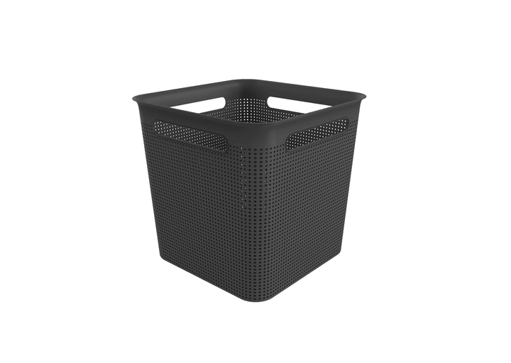 Image of Rotho Box quadratisch 18l Brisen schwarz bei Do it + Garden von Migros
